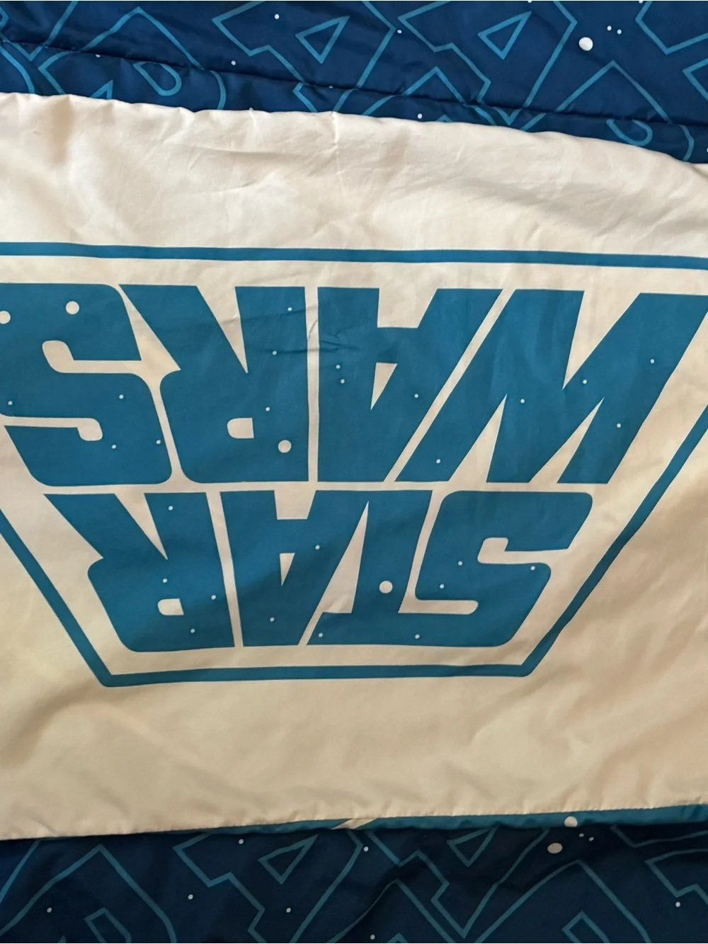 Star Wars Blue Galactic Quilt-Style Bedding size twin